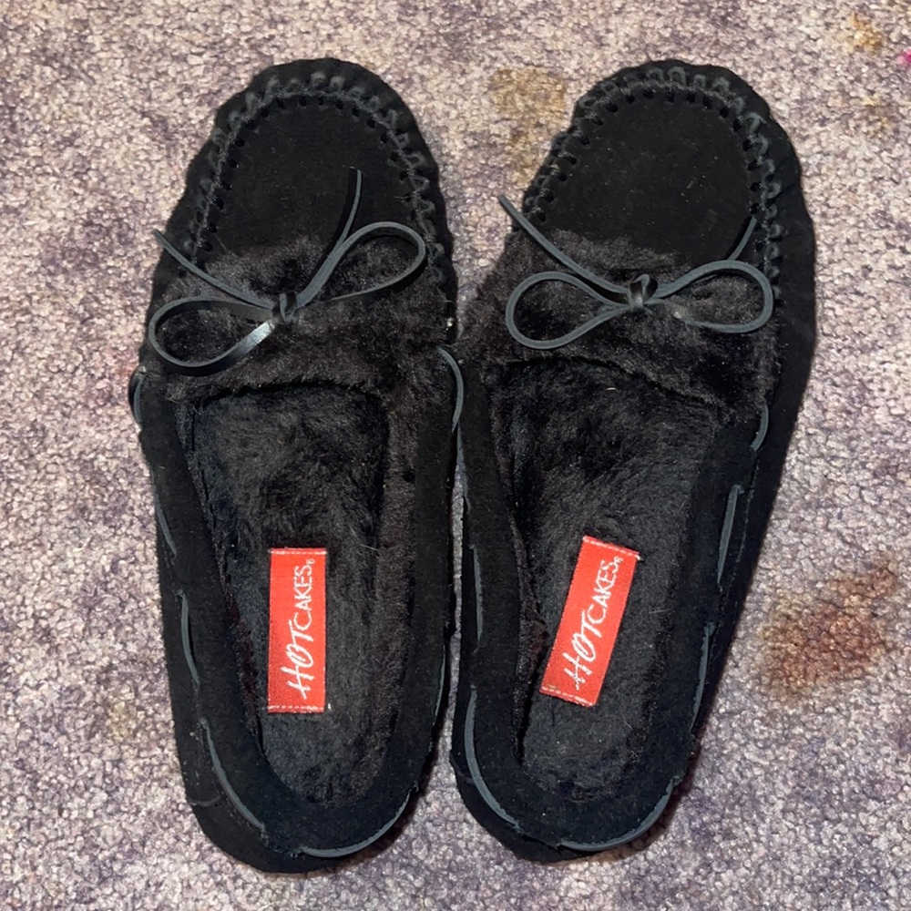 Black moccasins